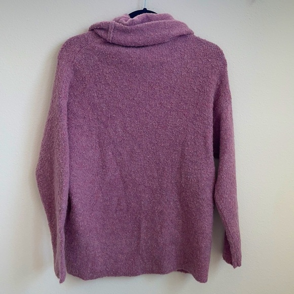 Catherine Malandrino lilac turtleneck wool sweater - Picture 4 of 4